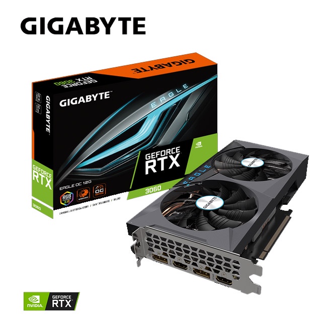 解鎖70%  技嘉GeForce RTX™ 3060 EAGLE 12G售完全新未拆剩下 現貨一台3060ti 單張