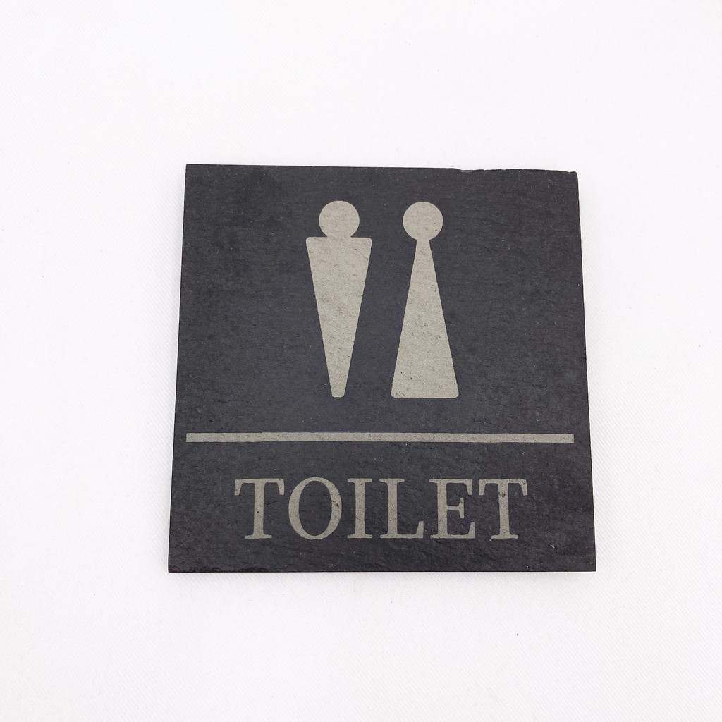 設計款．　廁所標示牌　洗手間標示牌　化妝室掛牌　公共標識　廁所牌　廁所指示牌　Toilet　公共場所標示，更優於廁所貼紙