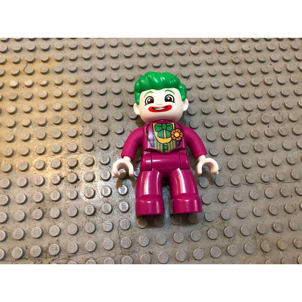 【點點小豆】lego 樂高積木 DUPLO 得寶 蝙蝠俠 紫色 小丑 人偶 一個 如圖！