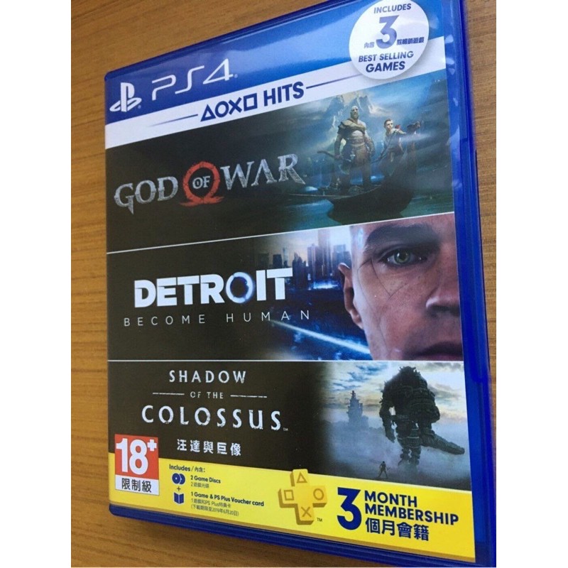 PS4 戰神4 戰神IV 變人 god of war 4 Detroit become human 中文版