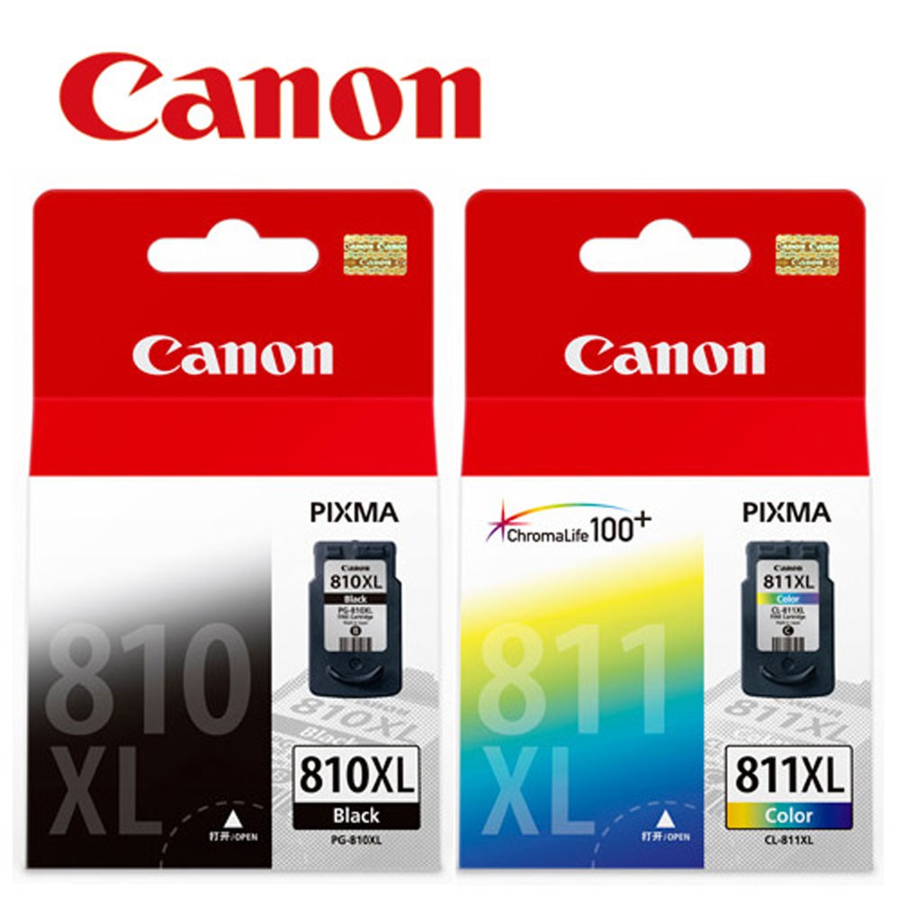 Canon PG-810XL+CL-811XL 原廠高容量墨水匣組合(1黑1彩) 現貨 廠商直送
