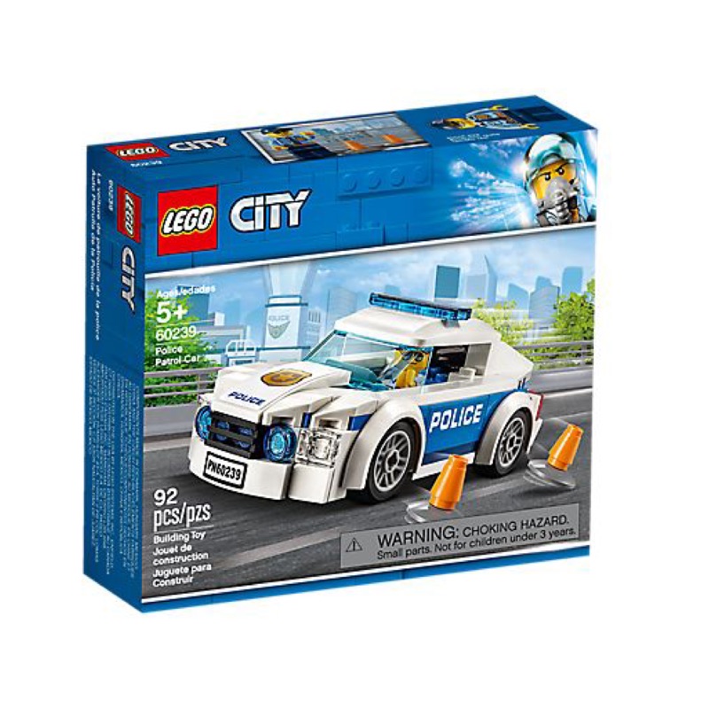 《傑克玩樂高》LEGO 樂高積木 60239 城市 city 警察 巡邏車