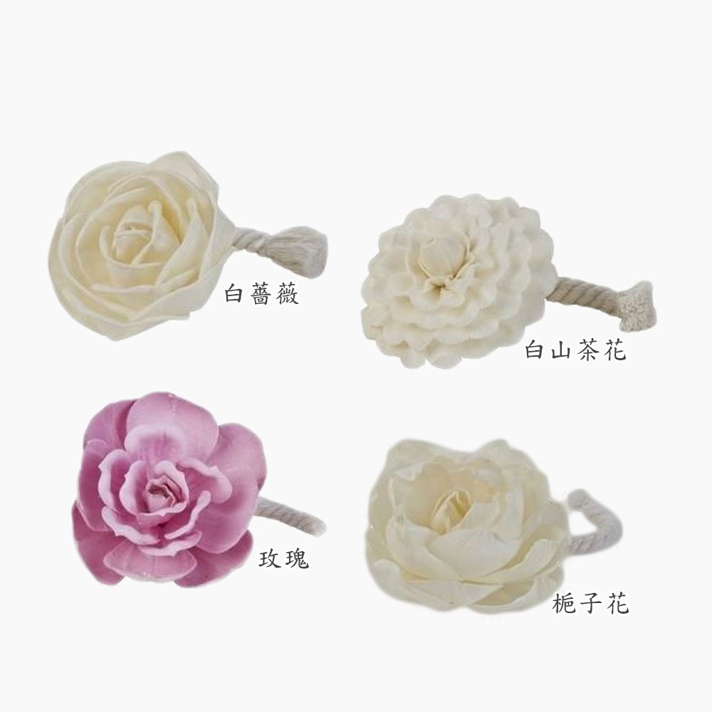 朵昂思花形補充擴香藤枝單入 玫瑰花白薔薇白山茶花梔子花 Durance 巴黎丁 蝦皮購物