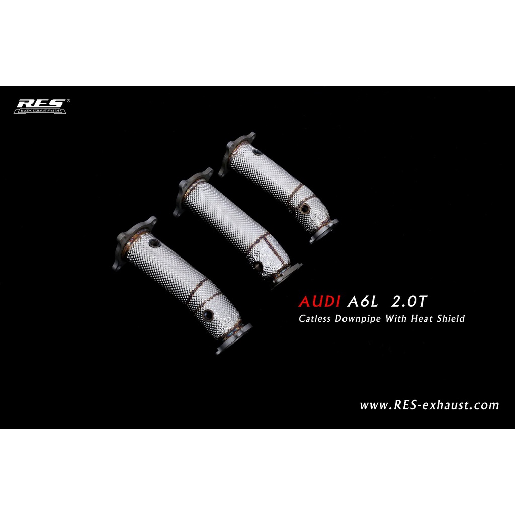 【CS車宮車業】RES排氣管 AUDI A6  Allroad / Avant  C7 1.8T/2.0T 2015+