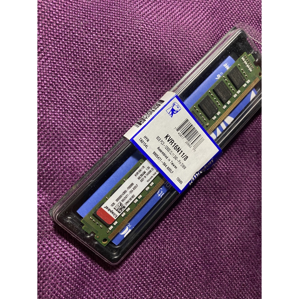 二手 金士頓 Kingston DDR3 8GB KVR16N11/8 記憶體