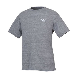 MILLET LOGO ASA 男 短袖排汗衣 炭灰 MIV017696342