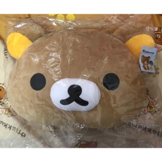 Rilakkuma 12吋 拉拉熊 頭抱枕