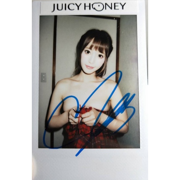 AV女優 桃乃木香奈 JUICY HONEY 簽名拍立得