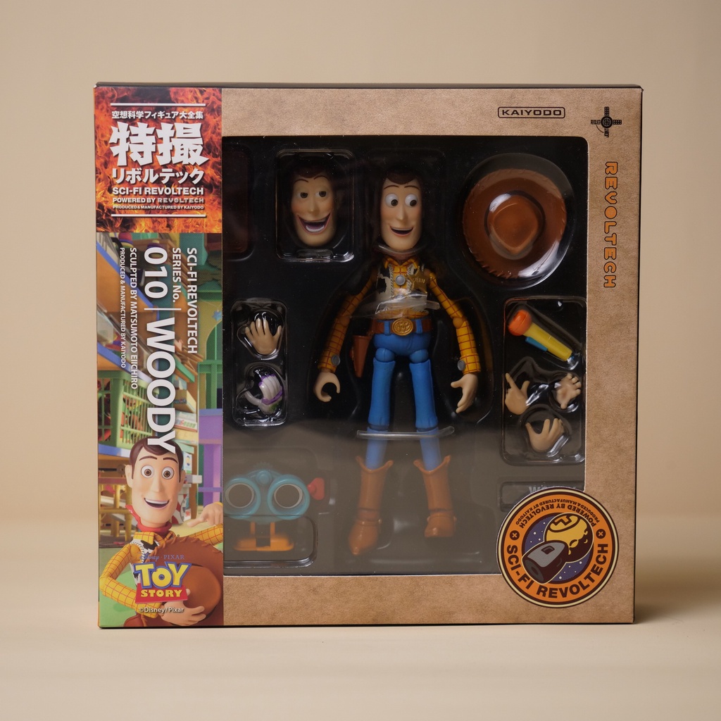 日本海洋堂 特攝 胡迪 已拆 正版配件齊全 關節可動公仔 玩具總動員 Toystory Woody 猥褻胡迪