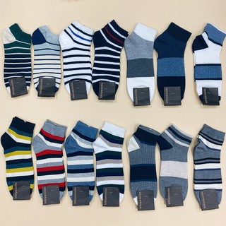 男襪 條紋控 素面條紋彈性襪 簡約文青無印風格 日系簡約風格 韓國襪子