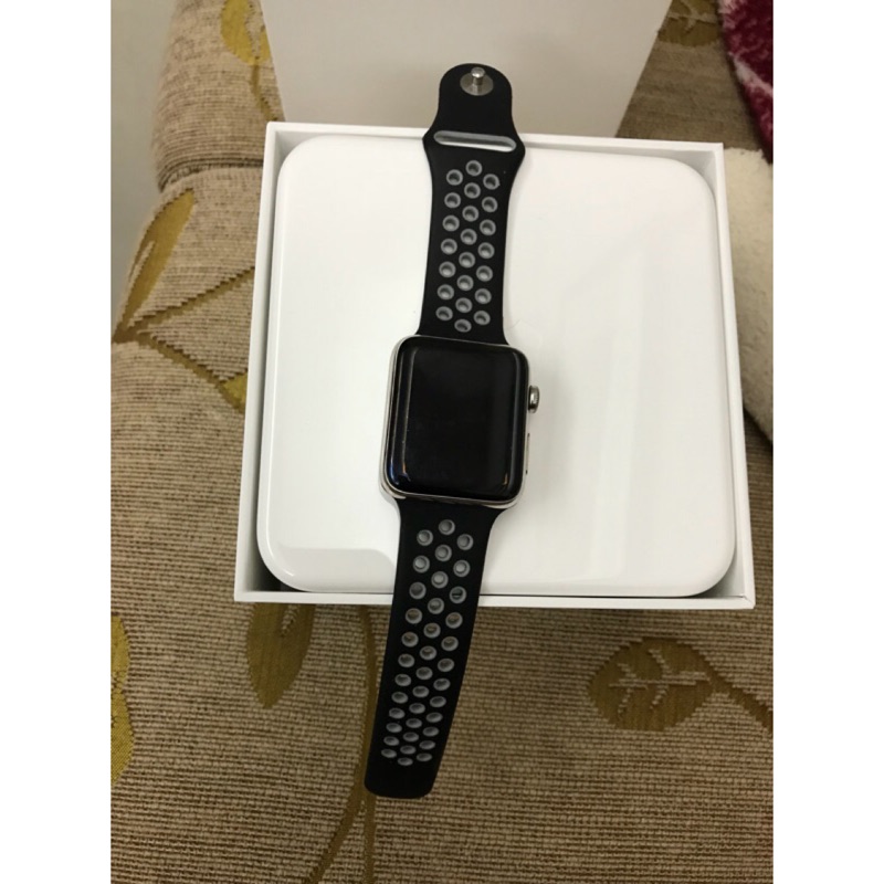 賣第二代apple Watch s2 42mm 銀色 不銹鋼錶款