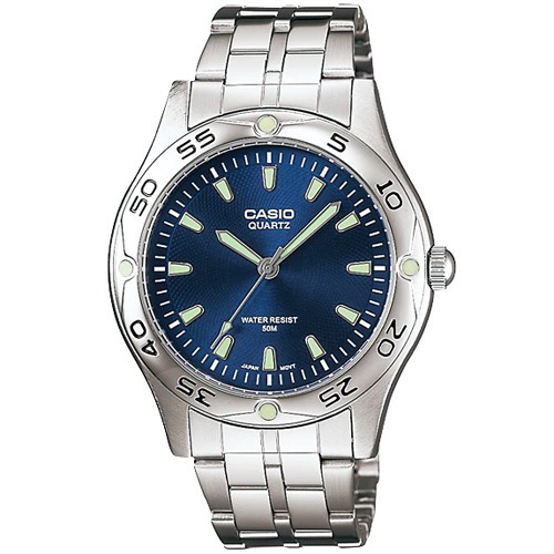 【CASIO】卡西歐 不鏽鋼 簡約紳士 手錶 MTP-1243D-2A 防水 46.6MM 台灣卡西歐保固一年
