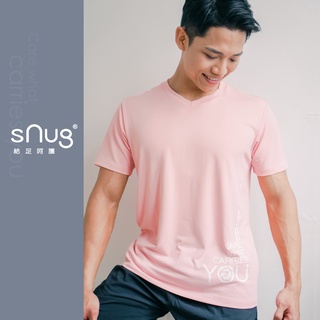 sNug【台灣製CWCY超導科技涼感T恤粉色】臺灣戶外精品獎 運動DRY系列 吸濕排汗 親膚涼爽 涼感衣 防曬衣