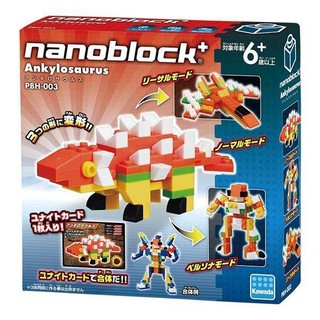 「芃芃玩具」KAWADA日本河田積木nanoblock PBH-003 甲龍 貨號20101