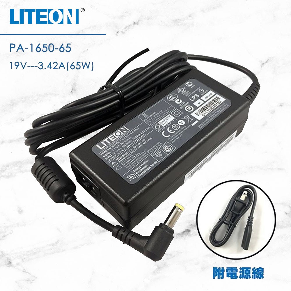 LITEON 光寶 19V 3.42A 65W 變壓器ASUS TOSHIBA EQUIUM X54C M30X