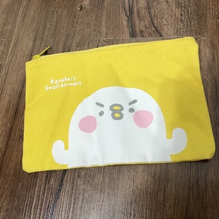 ❤️全新現貨❤️絕版Kanahei卡娜赫拉 粉紅兔兔 助P 大容量收納包 化妝包 旅行袋-黃色