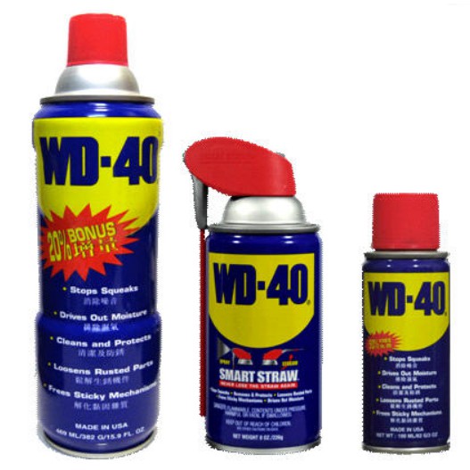 『除鏽劑』WD-40 多功能除鏽潤滑劑 100ml/277ml(兩用噴頭)/412ml