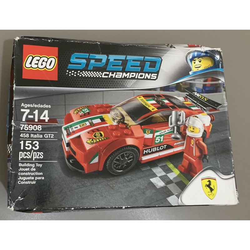 LEGO 75908 樂高賽車系列 458 Italia GT2