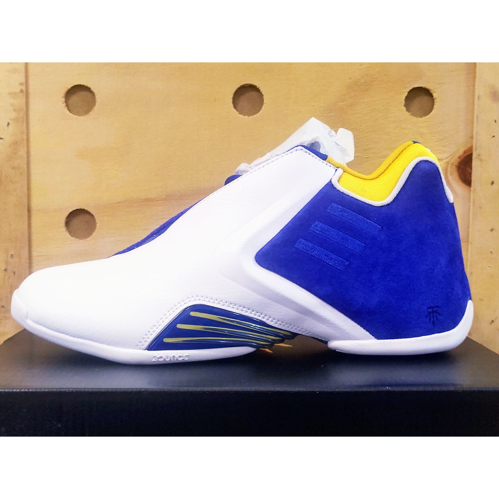 Adidas T-MAC 3 RESTOMOD 白藍黃 高中配色 籃球鞋 GY0267 US8.5(26.5cm)