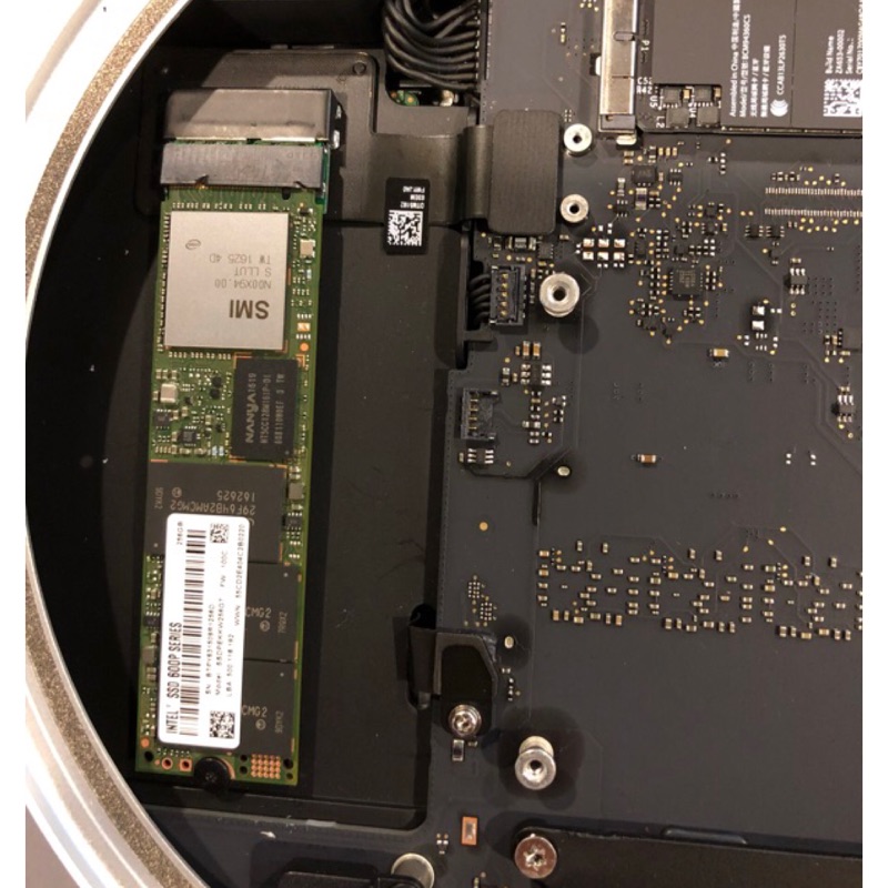 真猛電腦，現貨，新北市發貨。蘋果 mac mini 2014 pcie 硬碟排線 改裝 到府維修 imac