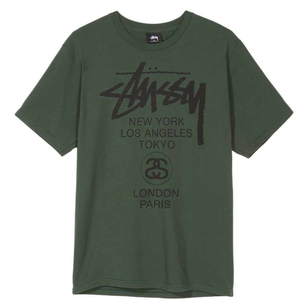 LOOK】STUSSY WORLD TOUR TEE 世界巡迴短T 短袖| 蝦皮購物