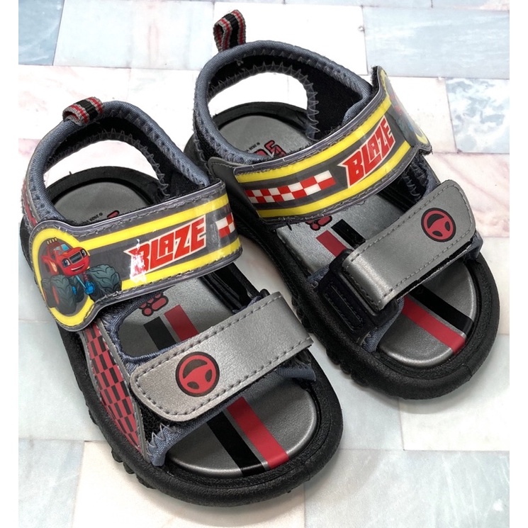｛專業鞋店｝旋風戰車隊 BLAZE 兒童 涼鞋 耐磨 止滑 台灣製 正版授權16061