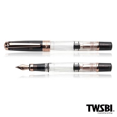 TWSBI 鑽石580 AL R活塞吸墨式鋼筆/ 龐克粉/ F eslite誠品