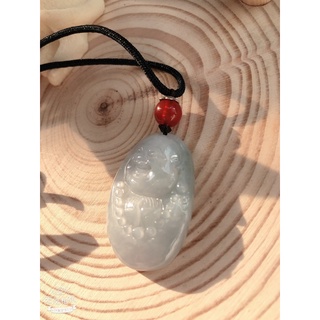 ♥𝒟.𝓈.緻玉晶靈♥｜🍀天然翡翠A貨掛件🍀2.9糯種油脂光淡紫佛公彌勒佛避邪保平安翡翠吊墜