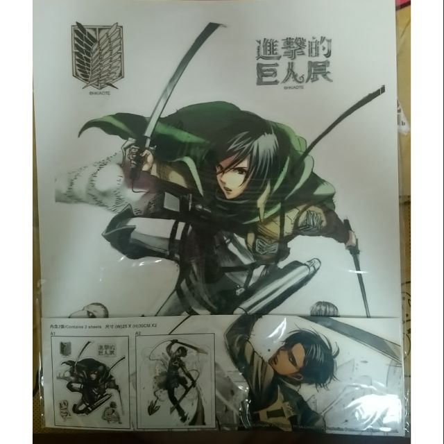 進擊的巨人壁貼 25cm 30cm 蝦皮購物
