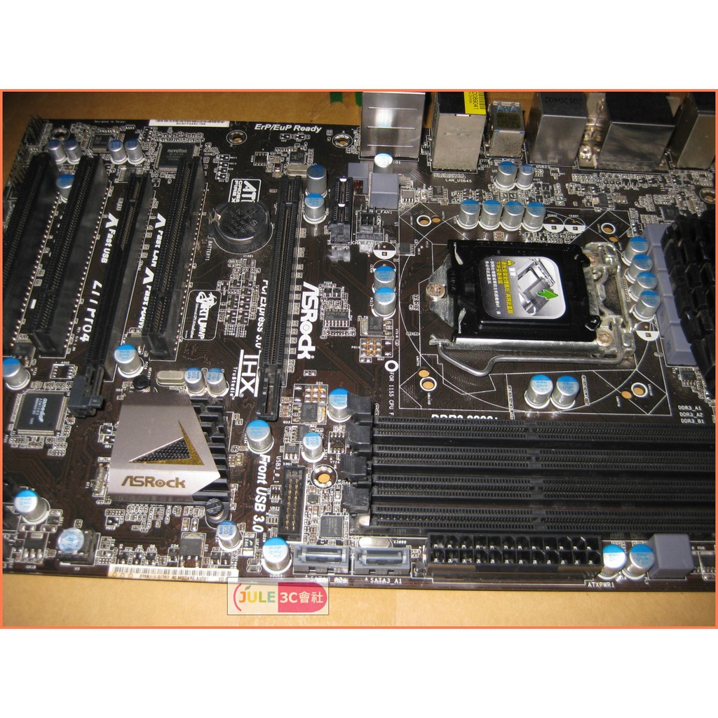 JULE 3C會社-華擎ASROCK Z77 PRO4 Z77/DDR3/數位電源/良品/1155/ATX 主機板