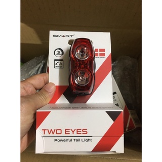 【二輪極速】SMART SuperFlash 1瓦 1w 雙眼 超亮爆閃 後燈 尾燈 自行車後燈 台灣製造