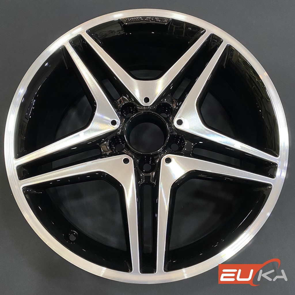 『EUKA優加車業』賓士 BEZN AMG A系列 B系列 夜色樣式 18吋鋁圈『漆面保固一年』