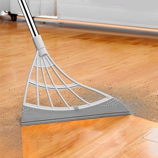橡膠掃帚手推式掃地機魔術掃帚地板刮水器刮水器用於地板清潔地板刮水器掃地刷寵物毛掃帚