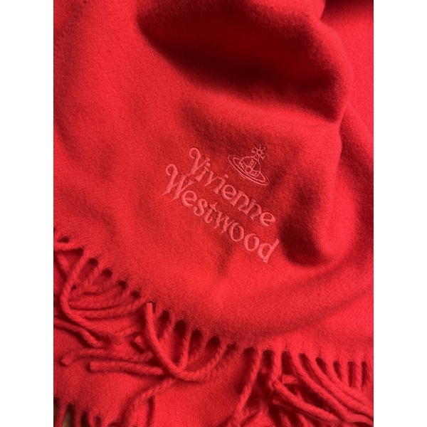 🔴急售🔴 Vivienne Westwood 紅色圍巾
