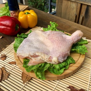 【肉苑食品】蒜味雞腿排 買一送一 210克/支 共兩支 真空包裝 露營 烤肉
