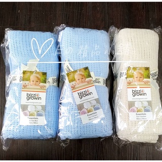 英國 Bizzi Growin 洞洞毯 (4色) (150 X 100cm) 嬰兒蓋毯 推車毯 嬰兒包巾