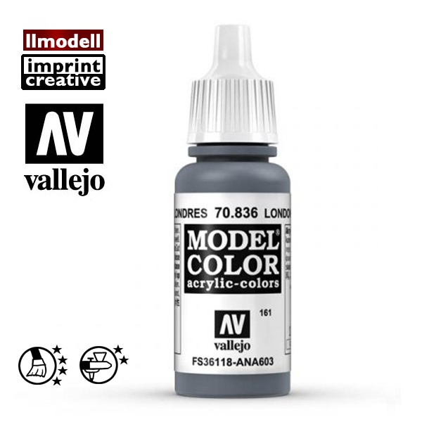 AV Vallejo 倫敦灰色 70836 London Grey C305 模型漆水性漆鋼彈壓克力顏料西班牙