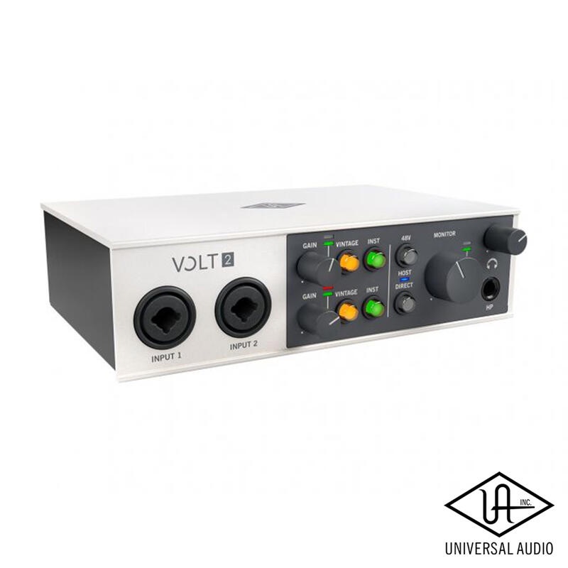 【又昇樂器】無息分期 Universal Audio Volt 2 USB-C 錄音介面