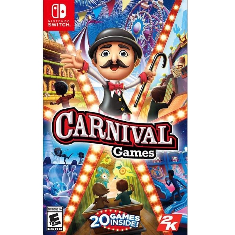Nintendo 任天堂 NS Switch 體感嘉年華 中英文美版 Carnival Games 單人多人遊玩 遊戲片