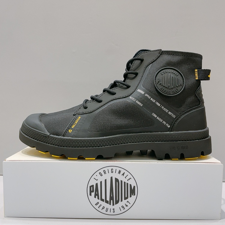 PALLADIUM PAMPA LITE+ RC WP+ 2 男女款 黑色 輕量 防水 雨靴 77228-010