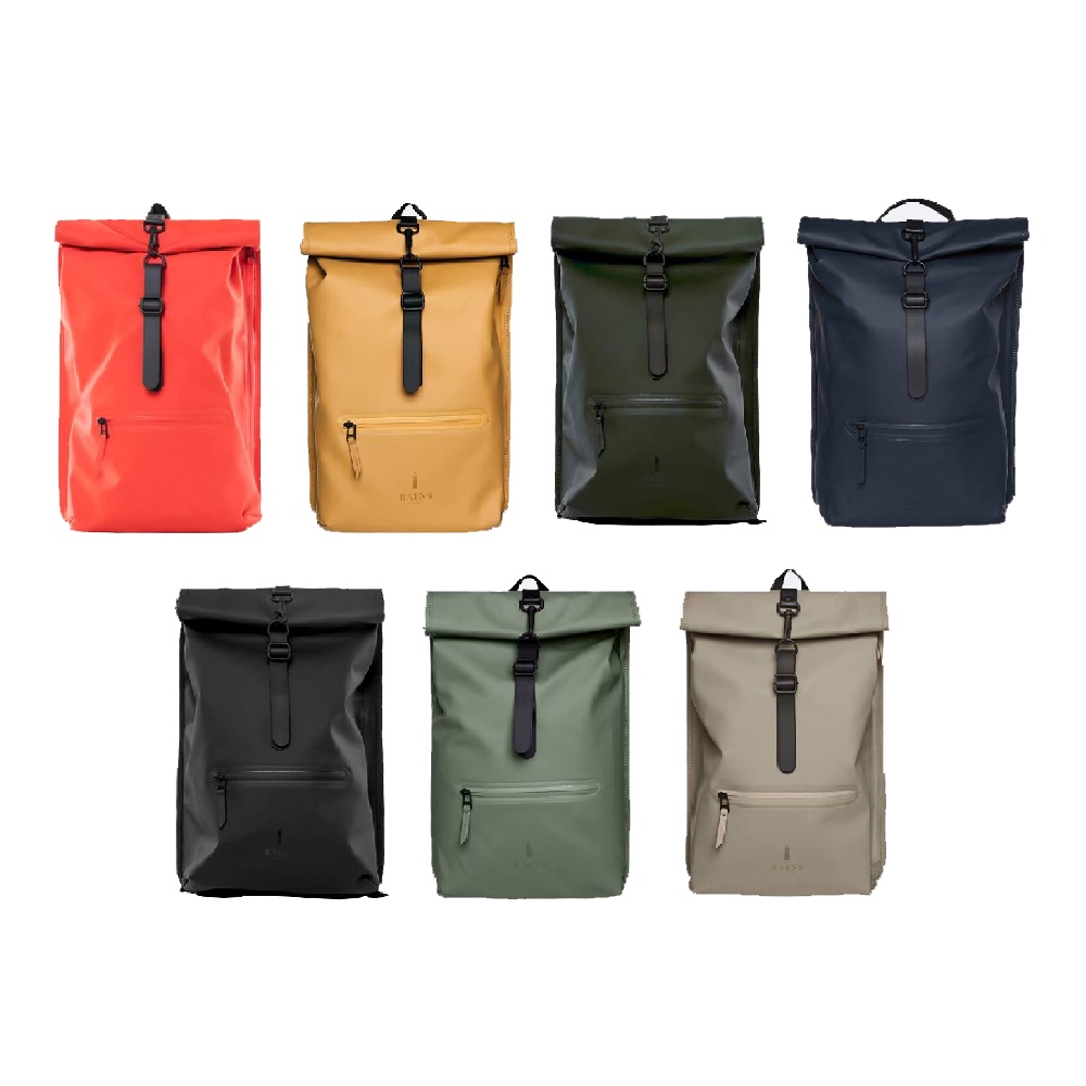 RAINS 品牌授權正品販售 ROLLTOP RUCKSACK精品後背包  捲閉式  登山背包 防水材質 丹麥品牌