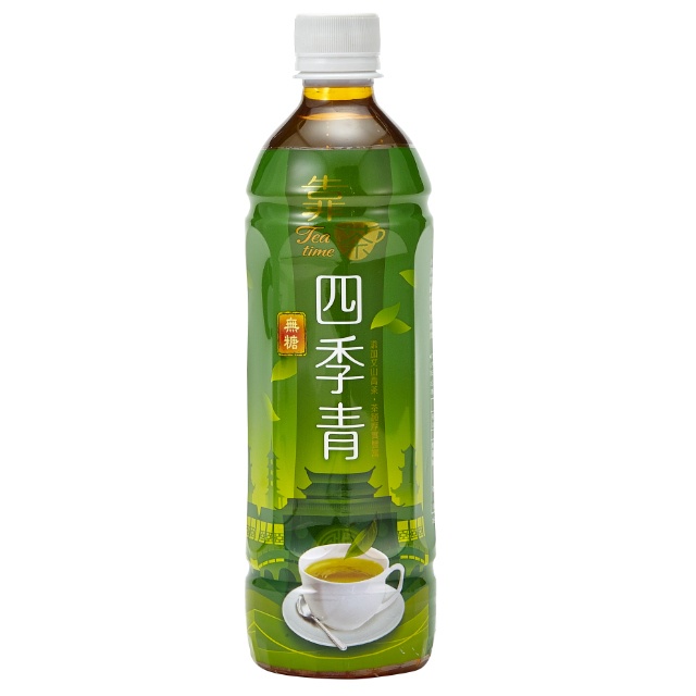 波蜜【靠茶 四季青茶】無糖(580ml/罐)