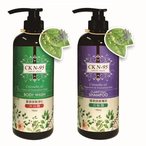 CK N-95香茅抹草淨化沐浴露/香茅抹草薄荷洗髮露 700ML 卡汶克萊 Mann ni 蔓尼