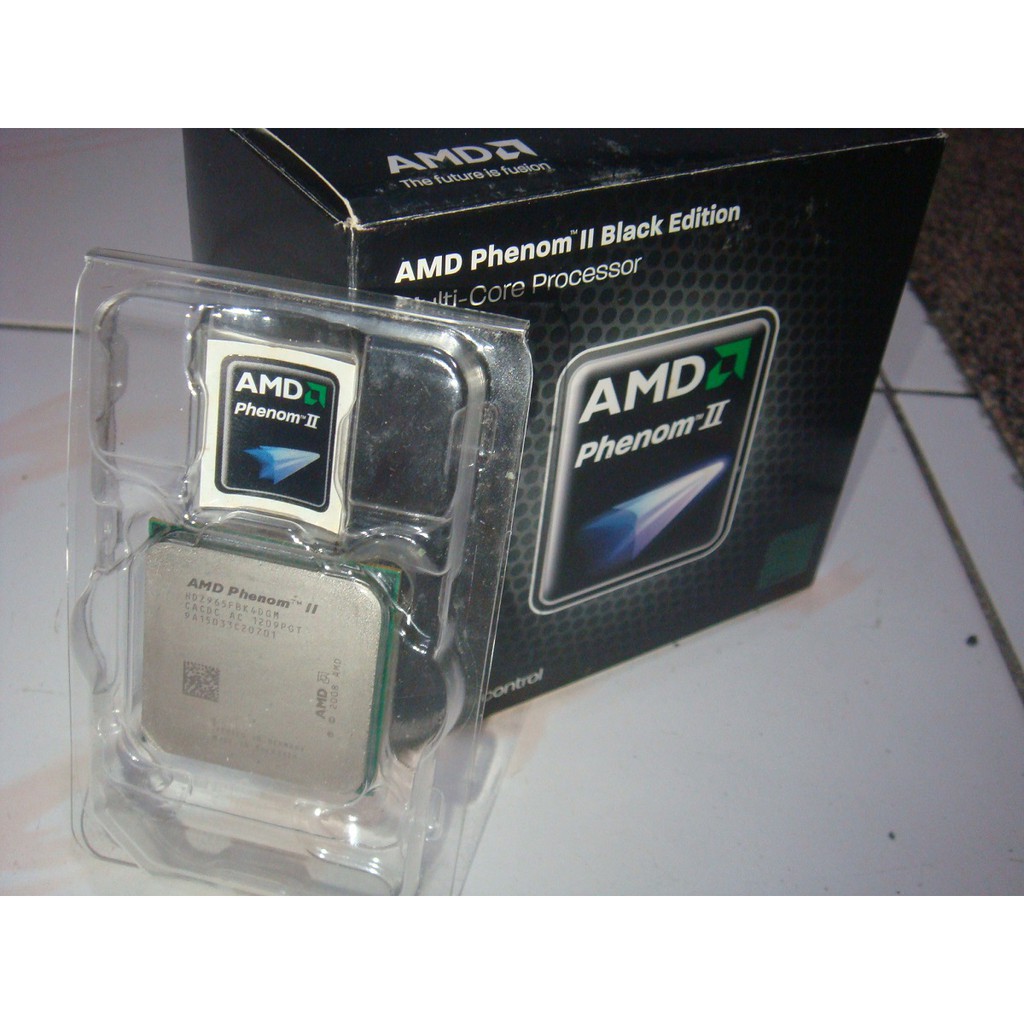 AMD Phenom™ II X4 965 黑盒版 (C3) 3.4GHz Socket AM3 附原裝盒+貼紙