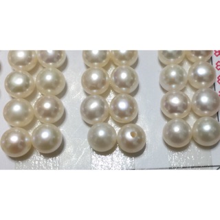 天然珍珠 半孔 10*9mm 飾品配件 手作材料 DIY