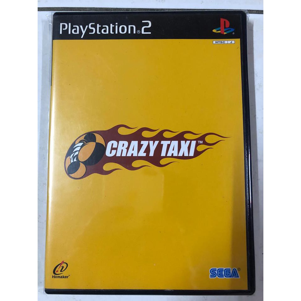 『實體遊戲』 PS2 瘋狂計程車 CRAZY TAXI 光碟盒書俱在 純日版 /初回版 /二手品 /現貨
