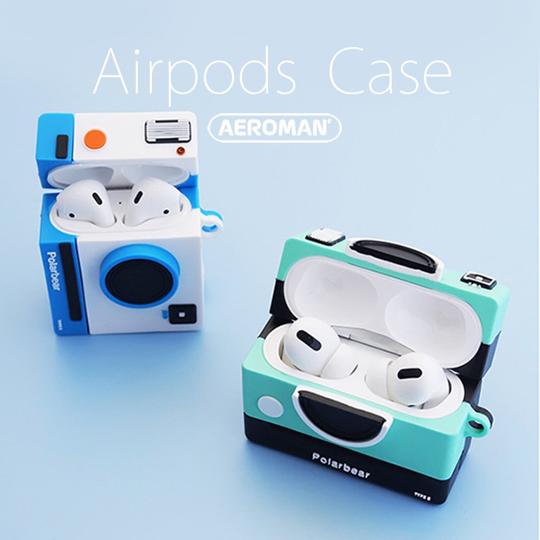 airpods pro 保護套 拍立得 相機 藍白 單眼 IG 相機 instagram DJ 柴犬 柯達 底片