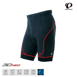 【Pearl Izumi】220-3D-7 男 涼感抗UV短車褲 紅邊