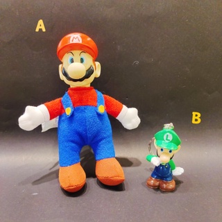 瑪莉歐 超級瑪利歐兄弟 Mario 路易吉 馬力歐 絨毛 玩具 毛絨 公仔 玩偶 布偶 娃娃 吊飾 掛飾 鑰匙圈