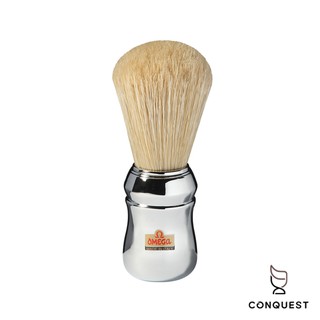 【 CONQUEST 】OMEGA 義大利 專業鬍刷品牌 Shaving Brush 100%純豬鬃毛 刮鬍刷10048